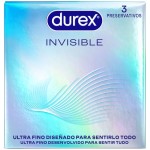 DUREX - PRESERVATIVOS ULTRA FINOS INVISÃVEIS 3 UNIDADES